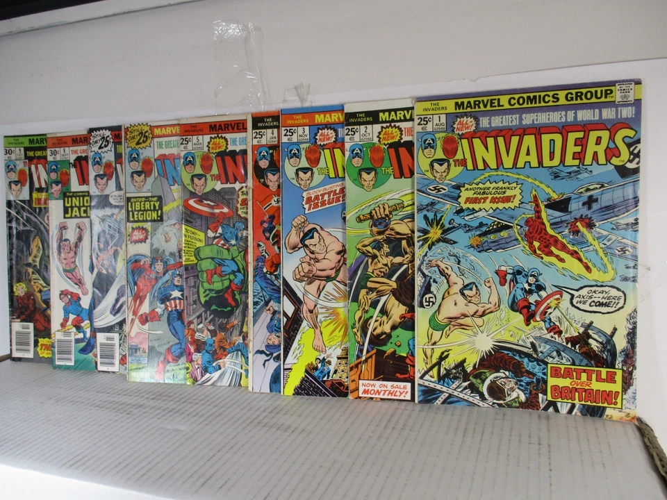Invaders 1-41+Annual COMPLETE LOW-GRADE SET 1975-1979 Marvel Comics (s 15586) - Image 2 of 3