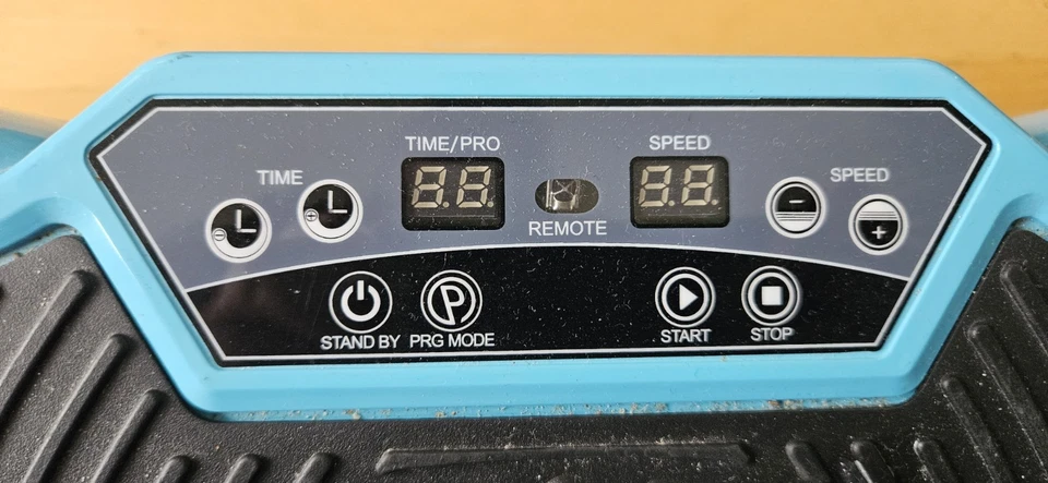 VITALmaxx 07125 200W Vibrationstrainer, Blau mit Fernbedienung - Bild 2 von 3