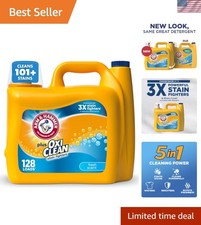 Concentrated Plus OxiClean Laundry Detergent - 166.5 oz, Fresh Scent, HE Formula 0.13 per gallon