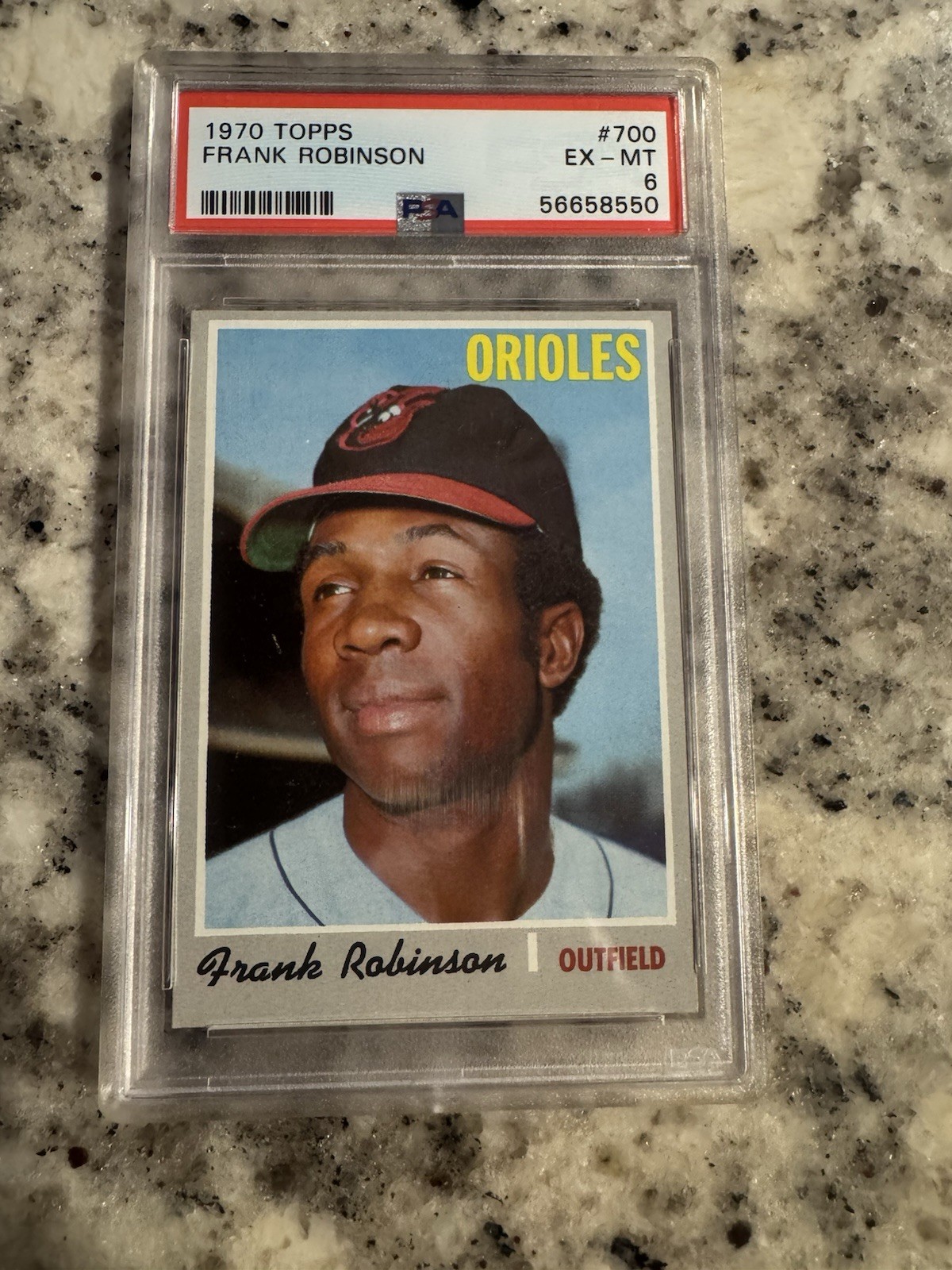 PSA 6 1970 TOPPS FRANK ROBINSON #700 HI HIGH NUMBER CARD