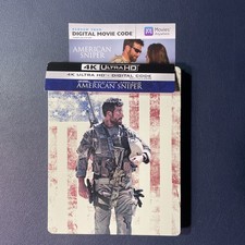 American Sniper 4k Steelbook Ultra Hd 2014 With Digital Code American Sniper 4k Steelbook Ultra Hd 2014 With Digital Code