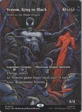 Venom, King in Black - Skithiryx, the Blight Dragon (Borderless) M Marvel 22 NM