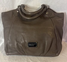 Marc By Marc Jacobs Classic Q Fran Satchel Womens Shoulder Bag Gray FLAW