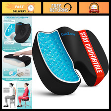 Cooling Gel Memory Foam Seat Cushion for Back...