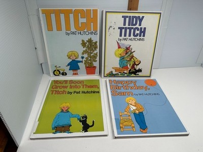 Titch Sam Books Pat Hutchins Ex-Lib Teacher Homeschool Reading HC