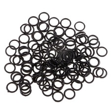 100 Pieces Nylon Bra Strap Adjuster Slider O Ring Lingerie