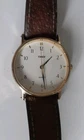 Vintage TIMEX T80 Quartz Gold Tone WR 32mm Case Leather Strap New Battery