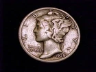 1938-D  Mercury Dime, Very Good nearly Fine in Grade