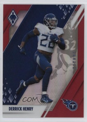 2021 Panini Phoenix Red 38/250 Derrick Henry #99 1up3