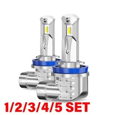 H8 H9 H11 White Led Headlight Fog Light Or Drl Bulb White Super Bright 1-5set H8 H9 H11 White Led Headlight Fog Light Or Drl Bulb White Super Bright 1-5set