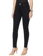 IMAN Global Chic Black 360 Slim Skinny Jean Tall New