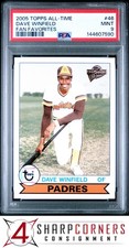 2005 TOPPS ALL-TIME FAN FAVORITES #46 DAVE WINFIELD HOF POP 1 PSA 9