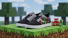 Heelys x Minecraft Pro Skate Shoes - Boys Size 5 Youth - NWOB Creeper TNT 