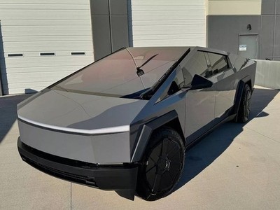 Tesla Cybertruck PreCut PPF Paint Protection Film Wrap Color Change Gloss Grey