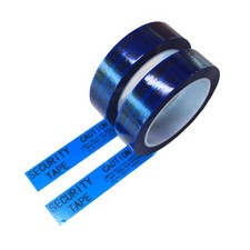 TamperSTOP 2 Rolls 1 x 55 Yards Blue Non-Transfer Tamper Evident Security Tapes