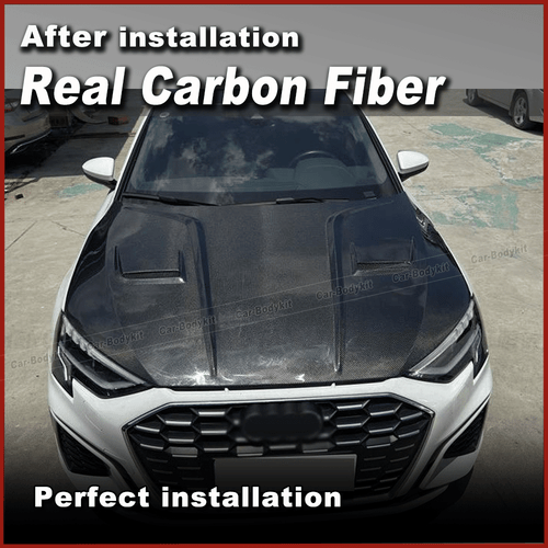 Carbon Motorhaube Haube Engine Bonnet Hood Passt für Audi A3 S3 RS3 8Y 2021-2025 - Picture 10 of 10