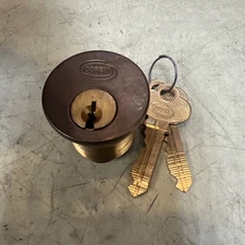 Locksport Collector 1  1/4 Corbin Russwin mortise cylinder with two keys