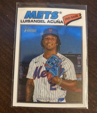 2026 Topps Heritage CHROME Luisangel Acuna New York Mets #132