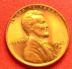 1942-D Lincoln Wheat Cent Penny GEM RED BU From an Original Bank Roll
