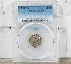 1917-S PCGS Graded Mercury Dime PCGS AU50 GRADED COIN SILVER