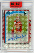 RICKY PEARSALL RC Rookie Auto - RR Logo #/32 2024 Panini Donruss Clearly #65