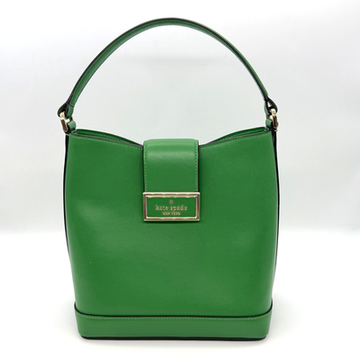 Kate Spade New York Emerald Green Reegan Bucket Bag Adjustable