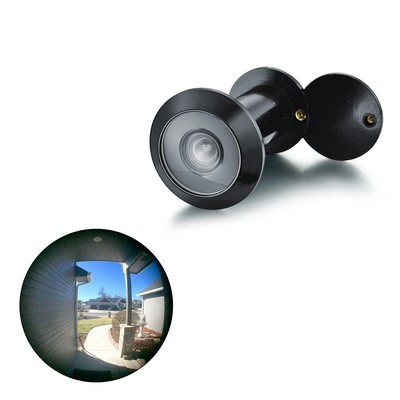 TOGU TG2614YG-MBC Brass UL Listed 220-degree Door Viewer with Heavy Duty Privacy