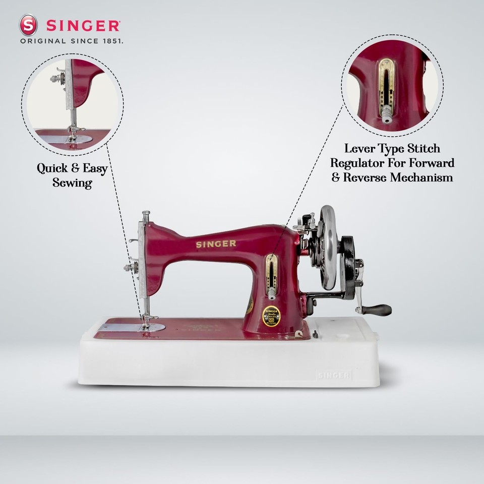 Singer Hand Machine 🔥Singer Solo Hand Sewing Machine 850 SPM | Heavy Duty Cast Iron | Home ...