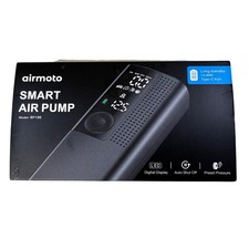 Airmoto BP198B Smart Air Pump Portable Tire Inflator w/ Accessories