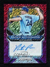 2021 Panini Prizm Rookie Purple Shimmer Prizm 5/7 Nate Pearson #RA-NP Auto 0c6