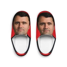 Charlie Kirk Slippers, Mens Slippers, Slippers for Him, Gift for Dad, Xmas Gift