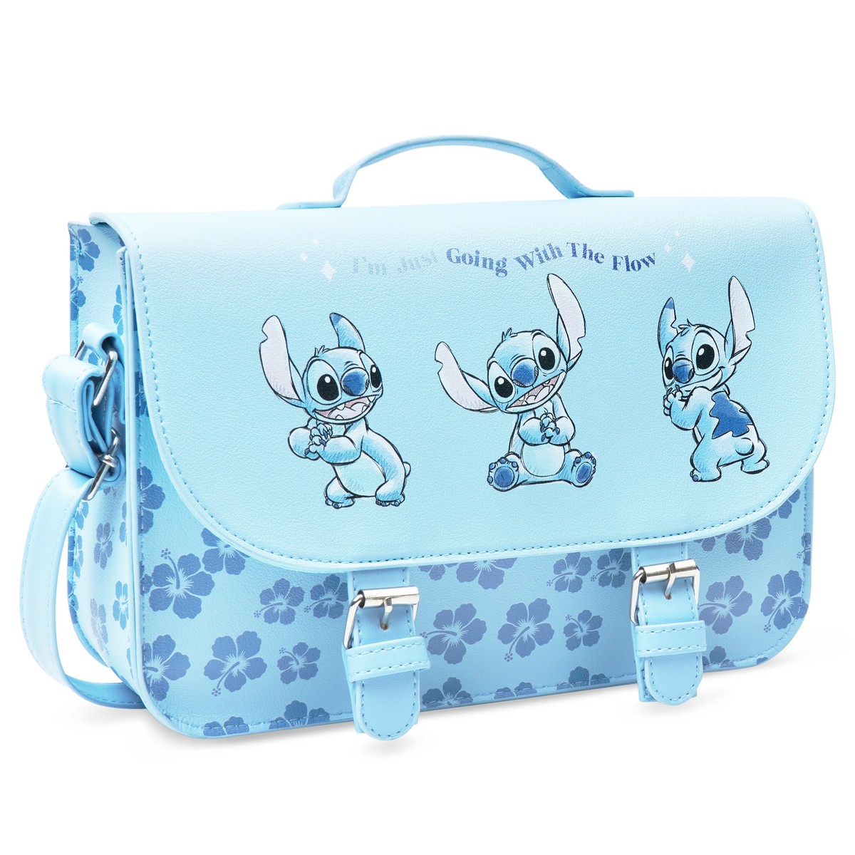 【DEINET】24FW D STITCH PADDING BAG (3COLORS) Disney Stitch Bag for Girls, Lilo and Stitch Cross Body Bag