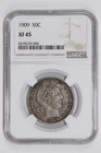 1909 BARBER HALF DOLLAR NGC XF45 ORIGINAL!