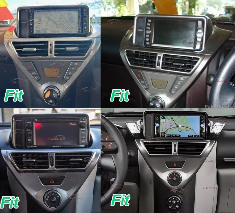 4+64G For 2012 2013-2015 Scion iQ 10.1" Android 15 Carplay Car Stereo Radio GPS Foto 2 de 4