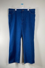 Wrangler Cowboy Cut SLIM FIT Denim Jeans Men's 42 x 32 Blue Casual 936PWD NWT