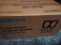 Onkyo SKH-410 Black Dolby Atmos Enabled Speakers Set Of 2 Boxed 