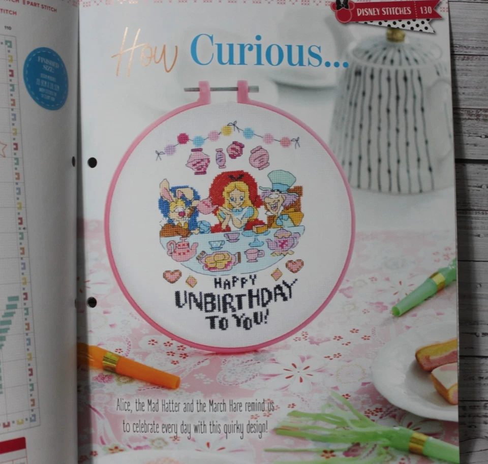 DISNEY HACHETTE cross stitch magazine ISSUE 73 please read description - Image 4 of 4