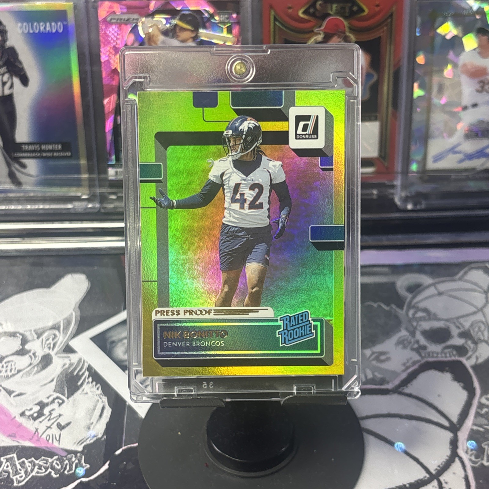 Nik Bonitto Panini Donruss #380 Press Proof Premium