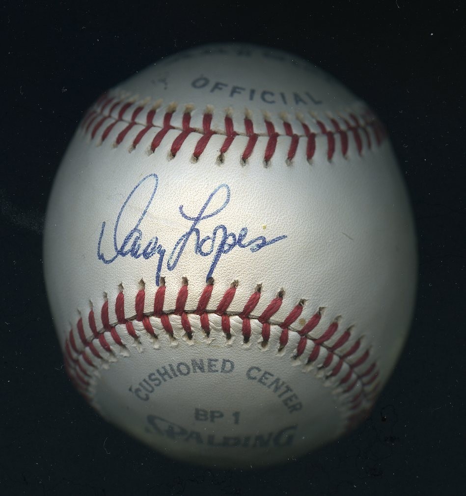 Davey Lopes Autographed Signed Baseball JSA COA *AB239 
