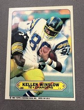 1983 Topps Stickers #33 Kellen Winslow Chargers Football Card Buy 2 Get 1