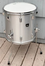 Vintage 1970's TAMA 16" x 16"  Imperialstar Floor Tom Hairline Chrome