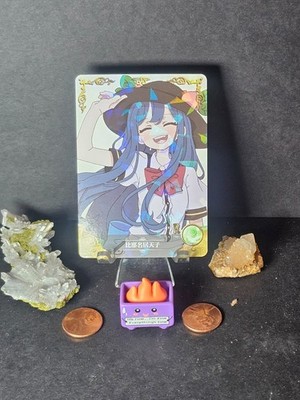 Goddess Story TOUHOU PROJECT Tenshi Hinanawi NS-10R-15 Foil RARE Anime Card!