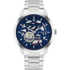 Reloj Pulsera Automático Hombre TOMMY HILFIGER HENRY 1710661 Acero Inoxidable Azul