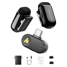 MAONO Wireless Lavalier Mic 5.9g Ultra Light Noise Reduction Smartphone/PC Compa