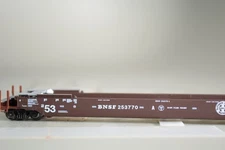 96007 N Scale KATO BNSF 3 UNIT DOUBLE STACK CAR SET no containers