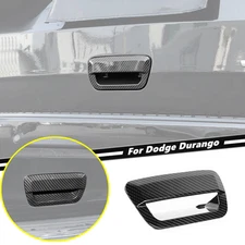 Fit For 2014-2026 Dodge Durango ABS Carbon Fiber Tailgate Door Handle Trim Cover