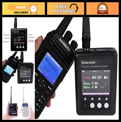 Portable Frequency Counter Meter 27MHz-3000MHz with CTCCSS DCS Decoder - Accurat