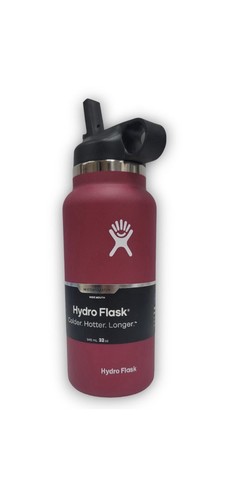 Hydro Flask 32oz Water Bottle with Straw Lid