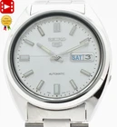 🎦Vintage! [MINT] SEIKO 5 7S26-3040 Silver Day Date Automatic Men's Watch JAPAN