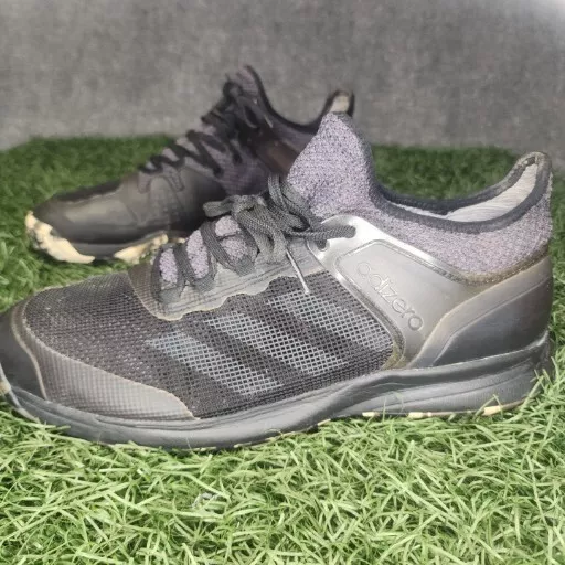 Adidas Adituff Adizero Shoes Men s Size 10.5 Black Athletic Tennis